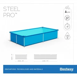 Бассейн с каркасом Bestway 56401BW flexmag.md