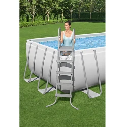 Бассейн с рамой Bestway Power Steel 5612BBW flexmag.md