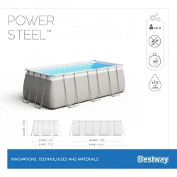 Piscina cu cadru Bestway Power Steel 56441BW flexmag.md