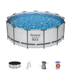Бассейн с рамой Bestway Steel Pro Max 5618WBW flexmag.md