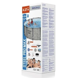 Бассейн с рамкой Bestway Steel Pro Max 5619DBW flexmag.md
