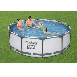 Бассейн с каркасом Bestway Steel Pro Max 56260BW flexmag.md