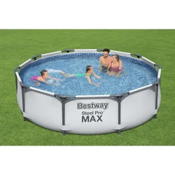 Бассейн с каркасом Bestway Steel Pro Max 56408BW flexmag.md