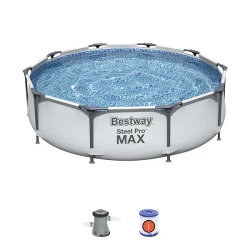 Бассейн с каркасом Bestway Steel Pro Max 56408BW flexmag.md