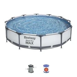 Бассейн с рамой Bestway Steel Pro Max 56416BW flexmag.md