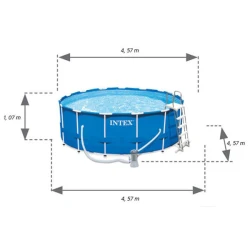 Piscina cu cadru Intex  28242 flexmag.md