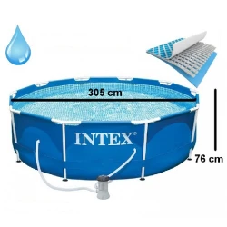 Piscina cu cadru Intex Beachside 28202 flexmag.md