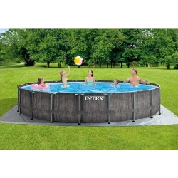 Piscina cu cadru Intex GreyWood Premium 26744 flexmag.md