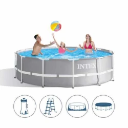 Бассейн с каркасом Intex Prism Frame 26720 flexmag.md