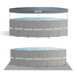 Бассейн Intex PRISM FRAME CLEARVIEW 26722 flexmag.md