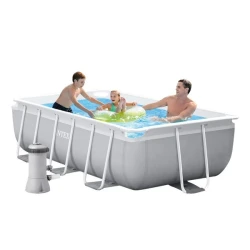 Piscina cu cadru Intex Prism Frame rectangular 26784 flexmag.md