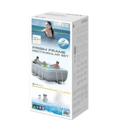 Piscina cu cadru Intex Prism Frame rectangular 26784 flexmag.md