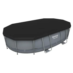 Бассейн с рамой Power Steel Oval Bestway 56448BW flexmag.md