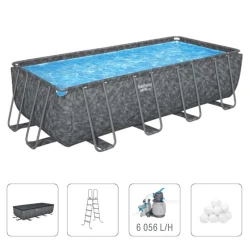 Piscina cu cadru Rectangular APX 365™ Bestway 561KABW flexmag.md