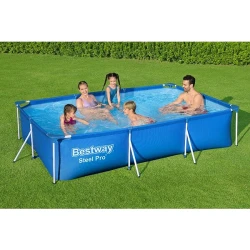 Бассейн с рамой Steel Pro Bestway 56411BW flexmag.md