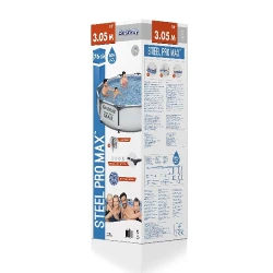 Бассейн с рамкой Steel Pro Max Bestway 56406BW flexmag.md