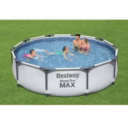 Бассейн с рамкой Steel Pro Max Bestway 56406BW flexmag.md