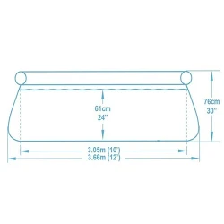 Надувной бассейн Bestway Fast Set 57443BW flexmag.md