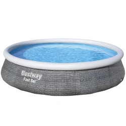 Надувной бассейн Bestway Fast Set 57443BW flexmag.md