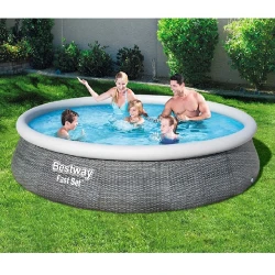 Piscina gonflabila cu pompa de filtrare Bestway Fast Set 57376BW flexmag.md
