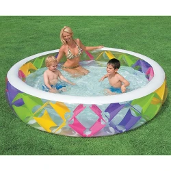 Piscina gonflabila pentru familie cu baza gonflabila Intex 56494 flexmag.md