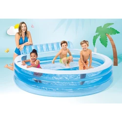 Надувной семейный бассейн Intex 57190 flexmag.md