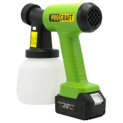 Pistol de vopsit pe acumulator Procraft PSE22 (fara acumulator) flexmag.md