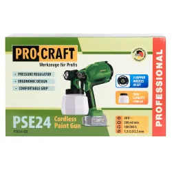Pistol de vopsit pe acumulator Procraft PSE24 (fara acumulator) flexmag.md