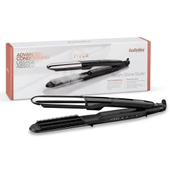 Placa de indreptat parul BaByliss 2 in 1 Steam Shine ST496E flexmag.md