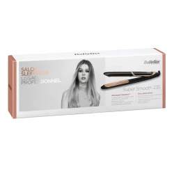 Placa de indreptat parul BaByliss Super Smooth ST393E, Negru flexmag.md