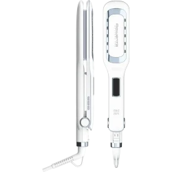 Пластина для выпрямления волос Rowenta Wet & Dry Pro SF5010F0, белая flexmag.md