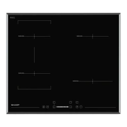 Plita cu inductie Sharp KH-6I27CS0I-EU, Negru flexmag.md