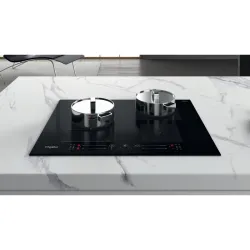 Plita cu inductie Whirlpool WF S9365 BF-IXL Negru flexmag.md