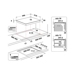 Индукционная плита Whirlpool WL B8160 NE, черная flexmag.md