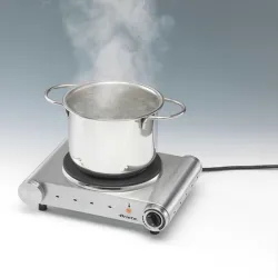 Plita electrica mini Ariete 993 Otel inoxidabil flexmag.md