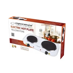 Plita electrica mini Esperanza EKH007W, Alb flexmag.md
