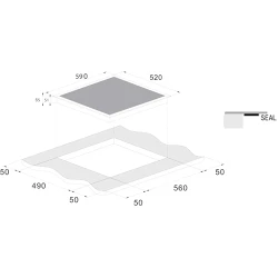 Plita incorporabila cu inductie Candy C63TPSC-E14U flexmag.md