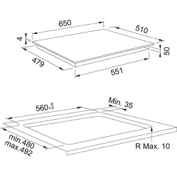 Plita incorporabila cu inductie Franke FSM 654 I F BK ( 108.0606.108 ) flexmag.md