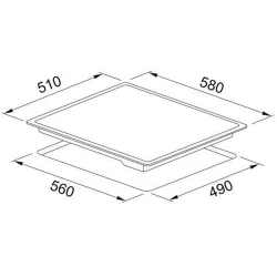 Встроенная электрическая плита Franke FRSM 604 C T BK (108.0669.349) flexmag.md