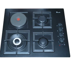 Plita incorporabila mixt pe gaz Tornado SL-3G1P COMBI ANTRACIT  flexmag.md
