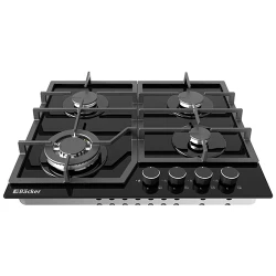 Plita incorporabila pe gaz Backer RIKI 6004 Turbo BL GL flexmag.md