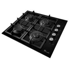 Встраиваемая газовая плита Tornado BRD-60 4G BL GL flexmag.md