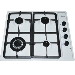 Plita incorporabila pe gaz Tornado EN-7500S BIANCO TITANO flexmag.md