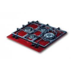 Встроенная газовая плита Tornado TR-4020 RED ROMB GLASS flexmag.md