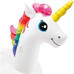 Pluta-saltea gonflabila inot cu manere Intex Unicorn gigant 57291 flexmag.md