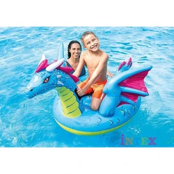 Pluta-saltea gonflabila inot Intex Dragon cu manere 57563 flexmag.md