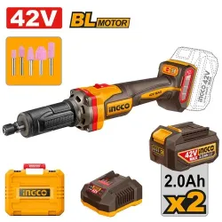 Polizor drept pe acumulator Ingco CDGLI42012 (2 acumulatori) flexmag.md