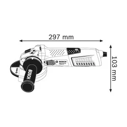 Углошлифовальная машина Bosch GWS 12-125 CIE flexmag.md
