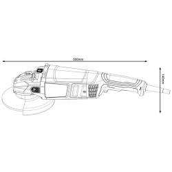 Углошлифовальная машина Bosch GWS 2200W (06018C1120) flexmag.md