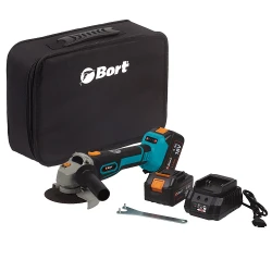 Polizor unghiular pe acumulator Bort BWS-18Li-125 flexmag.md